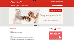 Desktop Screenshot of pocztex.pl