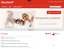 Tablet Screenshot of pocztex.pl